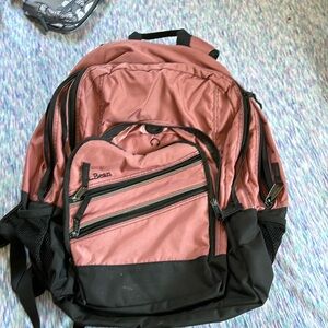 LL bean mauve backpack